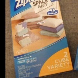 Ziploc Space Bags -2 bags
